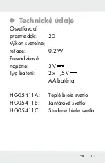 Предварительный просмотр 103 страницы LIVARNO 366214 2101 Operation And Safety Notes