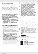 Предварительный просмотр 16 страницы LIVARNO 366319 2101 Operation And Safety Notes