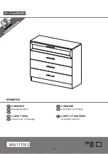 LIVARNO CHEST OF DRAWERS Assembly Instruction Manual preview