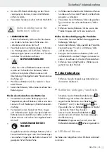 Предварительный просмотр 25 страницы LIVARNO F9C78682 Operation And Safety Notes