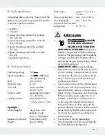 Preview for 7 page of LIVARNO home 353560_2010 Assembly, Operating And Safety Instructions