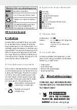 Предварительный просмотр 13 страницы LIVARNO home 353697 2010 Operation And Safety Notes