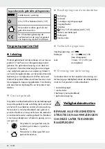 Предварительный просмотр 26 страницы LIVARNO home 353697 2010 Operation And Safety Notes