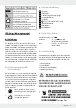 Предварительный просмотр 33 страницы LIVARNO home 353697 2010 Operation And Safety Notes