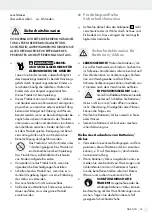 Preview for 33 page of LIVARNO home 354384 2010 Assembly, Operating And Safety Instructions