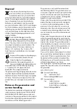 Preview for 9 page of LIVARNO LG-9483 Instructions For Use Manual