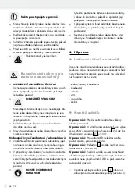 Предварительный просмотр 48 страницы LIVARNOLUX 14138106L Assembly, Operating And Safety Instructions