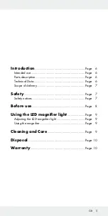 Preview for 5 page of LIVARNOLUX 276585 Operation And Safety Notes