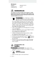 Предварительный просмотр 24 страницы LIVARNOLUX 283392 Operation And Safety Notes