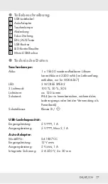 Предварительный просмотр 76 страницы LIVARNOLUX 311975 Operation And Safety Notes