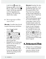 Preview for 60 page of LIVARNOLUX HG00108A, HG00108B Assembly, Operating And Safety Instructions