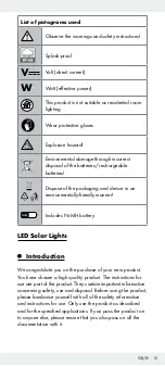 Предварительный просмотр 11 страницы LIVARNOLUX HG00510 Operation And Safety Notes