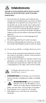 Предварительный просмотр 31 страницы LIVARNOLUX HG00510 Operation And Safety Notes