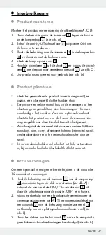 Предварительный просмотр 33 страницы LIVARNOLUX HG00510 Operation And Safety Notes