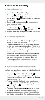 Предварительный просмотр 59 страницы LIVARNOLUX HG00510 Operation And Safety Notes