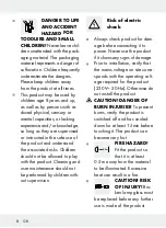 Preview for 8 page of LIVARNOLUX HG03444A Assembly, Operating And Safety Instructions