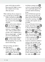 Preview for 10 page of LIVARNOLUX HG03444A Assembly, Operating And Safety Instructions