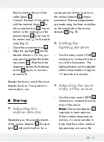 Preview for 11 page of LIVARNOLUX HG03444A Assembly, Operating And Safety Instructions