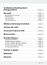 Preview for 15 page of LIVARNOLUX HG03444A Assembly, Operating And Safety Instructions