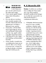 Preview for 19 page of LIVARNOLUX HG03444A Assembly, Operating And Safety Instructions