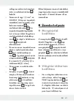 Preview for 21 page of LIVARNOLUX HG03444A Assembly, Operating And Safety Instructions