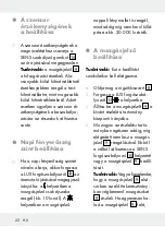 Preview for 22 page of LIVARNOLUX HG03444A Assembly, Operating And Safety Instructions