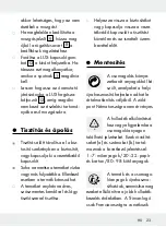 Preview for 23 page of LIVARNOLUX HG03444A Assembly, Operating And Safety Instructions