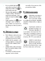 Preview for 33 page of LIVARNOLUX HG03444A Assembly, Operating And Safety Instructions