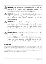 Preview for 75 page of LIVARNOLUX LSS 520 A1 User Manual And Service Information