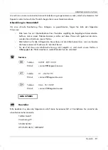 Preview for 83 page of LIVARNOLUX LSS 520 A1 User Manual And Service Information