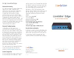 Preview for 2 page of LiveAction LiveWire Edge Quick Start Manual