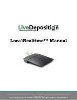 LiveDeposition LocalRealtime User Manual предпросмотр