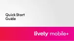 Предварительный просмотр 1 страницы Lively Mobile Plus Quick Start Manual