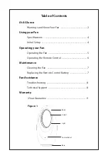 Preview for 2 page of LivePure LP1500FAN Owner'S Manual