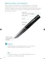 Предварительный просмотр 2 страницы Livescribe Sky wifi smartpen Basic Manual