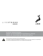 Livestrong LS8.0E Owner'S Manual предпросмотр