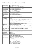 Предварительный просмотр 22 страницы LIVETEC PowerTwin 21 Operating Instructions Manual