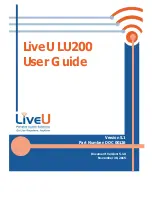 LiveU LU200 User Manual preview