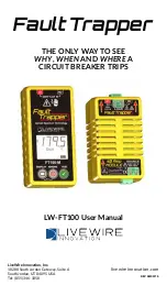 Предварительный просмотр 1 страницы LiveWire Innovation Fault Trapper LW-FT100 User Manual