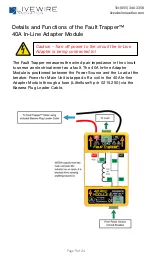 Предварительный просмотр 9 страницы LiveWire Innovation Fault Trapper LW-FT100 User Manual