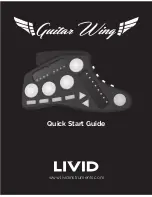 Livid Guitar Wing Quick Start Manual preview