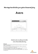 livin flame Avers Assembly Instructions And Operating Manual предпросмотр