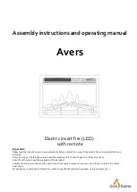 Предварительный просмотр 12 страницы livin flame Avers Assembly Instructions And Operating Manual