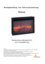 Предварительный просмотр 21 страницы livin flame Davos Assembly Instructions And Operating Manual