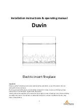 Предварительный просмотр 14 страницы livin flame Duvin EF277A Installation Instructions And Operating Manual