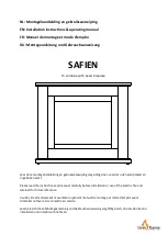 livin flame SAFIEN Installation Instructions & Operating Manual preview