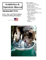 Предварительный просмотр 2 страницы Livin the Dog Life DL-1000-DWC-SS Installation & Operation Manual