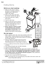 Предварительный просмотр 14 страницы Living & Co 55WM-330 Instruction Manua