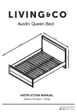 Living & Co Austin Queen Bed Instruction Manual предпросмотр