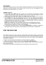 Preview for 9 page of Living & Co BM1356-SA Instruction Manual